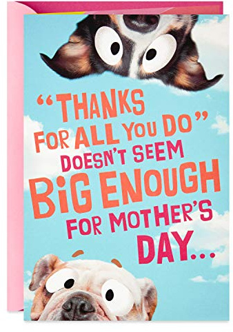 Hallmark Mother's Day Funny Greeting Card (Dog Banner)