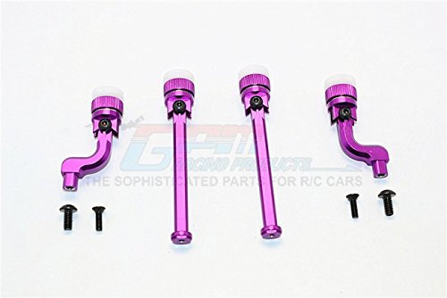 GPM HPI Sport 3 Flux Tuning Teile Aluminium Front+Rear Magnet Body Mount for BMW M3 E30 - 1 Set Purple