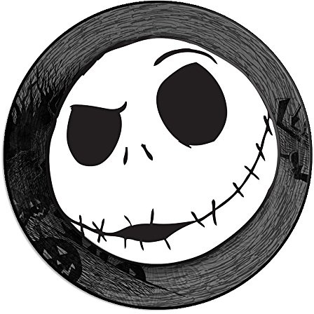 Silver Buffalo Disney The Nightmare Before Christmas Jack Skellington 3D Wall Wobbler Art, Hanging Sign Decor