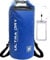 Premium Wasserdichte Tasche, Sack mit Handy-Trockentasche und langem, verstellbarem Schultergurt, ideal für Kajakfahren/ Bootfahren/ Kanufahren / Rafting / Schwimmen / Camping (Blau, 30 Liter)