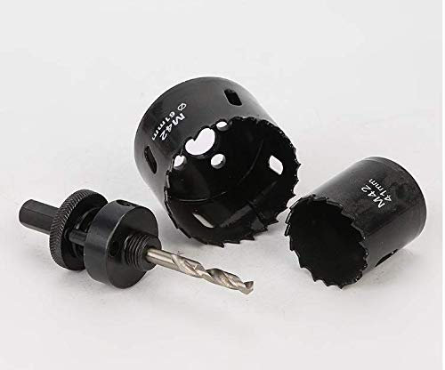 TOOLSTAR Bimetall-Lochsäge, M42 HSS-Lochsäge, 54 mm, Bi-Metall, Lochsäge, Öffner, Bohrer, Bohrer, Schneidwerkzeug für Holz, Aluminium, Eisen, Blech, Rohr, Kunststoff