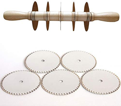 Adjustable Pasta Cutter Rolling pin. Cod. CF04