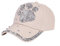 Queenbox Baseball Cap Mit Strass Bling Luxus Männer Frauen Kind Sommer Lässig Einstellbar Hip Hop Sonnenblende Hut, Beige