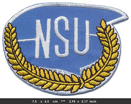 Neckarsulmer Maschinenbau NSU Patches Aufnäher Aufbügler Auto Prinz Ro80 Motorrad Prima Maxi