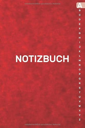 Notizbuch: Liniertes Tagebuch mit alphabetischen Registerkarten von A bis Z - Größe (15.24 x 22.86 cm) - 105 Seiten | 04 Seiten für jeden Buchstaben - ... Auffinden der benötigten Informationen.