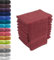 Hometex Premium Textiles Lot de 10 gants de toilette Bordeaux 16 x 21 cm 100 % coton éponge Oeko-TEX Standard 100 Qualité supérieure 500 g/m²