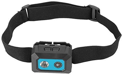 Videocamera DV con mini action cam sportiva con faro super luminoso, risoluzione HD 1920 x 1080P, ultra grandangolo 120°, video Full HD DVR Recorder(blu)
