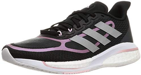 adidas Women's Supernova + W Running shoes, Black Pink, 8 UK