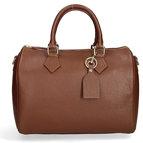 Chicca Borse Borsa Donna a Mano Pelle con Tracolla Bauletto