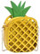 VALICLUD Lustige Ananas Umhängetasche Für Damen Multifunktionale Crossbody Tasche Aus Pu Für Schule Arbeit Und Freizeit Modische Fruchtform Für Junge Frauen