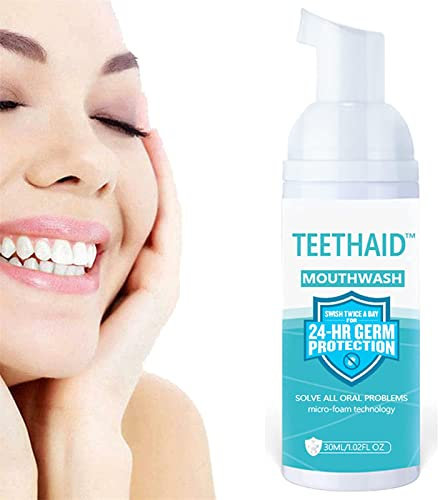 Teethaid Mundwasser, Zahnsteinentfernung, Zahnaufhellung, Heilung von Mundgeschwüren, Beseitigung von Mundgeruch, Vorbeugung und Heilung von Karies, Zahnregeneration (1PCS)