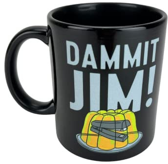 Pyramid International Tazza The Office (Dammit Jim) in confezione regalo, prodotto ufficiale, nero