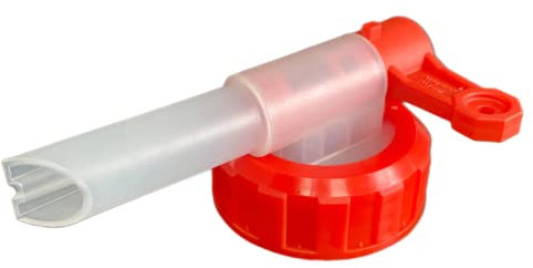 Wandbreite Sabeu FLUXX Zapfhahn AH 13/40 Edelstahl Auslaufhahn Ausgießhahn Ablasshahn für DIN 40 Gewinde, 1.5 L/min, 2 Ports