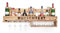 Whiskyregal Wandbar Whiskeyregal rustikal Schnaps Gin Whiskey Whisky Palettenmöbel Schnapsregal Weinbar Wandregal Weinregal