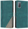 Radoo Cover per Oppo A52 / A72 / A92, Custodia in PU Pelle Portafoglio Flip Chiusura Magnetica Antiurto Funzione Scomparti, con Slot Schede Supporto Pieghevole per Oppo A52 / A72 / A92 (Verde)