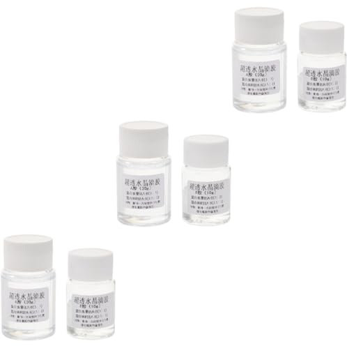 GLEAVI Kit De 6 Kits De Colle Époxy Ab 2 Composants Pour La Fabrication De Bijoux Et Dartisanat