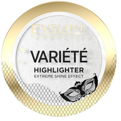 Eveline Cosmetics Variété Glow Enhancing Highlighter Puder - Strahlendes Finish mit natürlichen Inhaltsstoffen, 10g