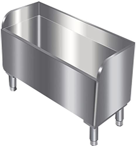 Lavello commerciale a pavimento con filtri e scarichi, lavello indipendente in acciaio inox per lavatoio, cantina, negozio (80cm)