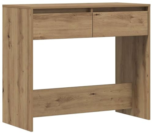 vidaXL Konsolentisch Artisan-Eiche 89x41x76,5 cm Holzwerkstoff, Beistelltisch, Ablagetisch, Tischkonsole, Flurtisch, Tisch, Wandtisch, Konsole