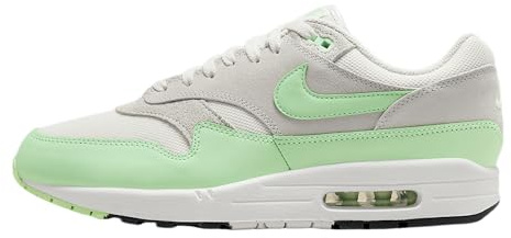 NIKE Herren Air Max 1 Essential Sneaker, Summit White Vapor Green Photon Dust, 44.5 EU