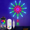 Bluetooth Feuerwerk LED Lichterkette,Feuerwerk LED Streifen Weihnachten Lichterkette mit Fernbedienung & App-Steuerung Soundsteuerungs Innen Lichterketten für Weihnachten Party Zimmer Deko (94 Licht)