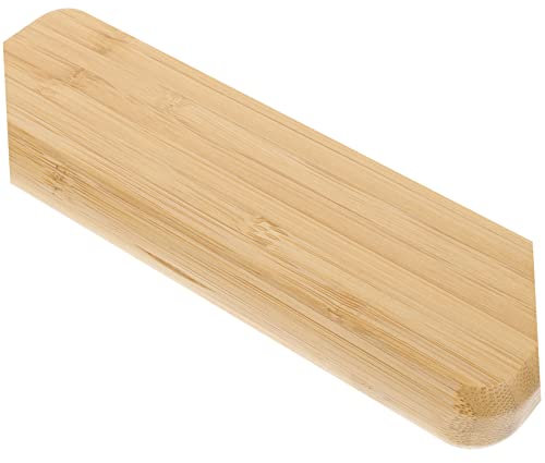 Sewroro 1pc Box Bamboo Wood Pencil Case Retractable Custom Pens Pencil Cup Fisher Fountain Pen Ink Boxes Packaging Card Stationery Bulk Pens Stylus Cute Pens Personalized Pens Khaki