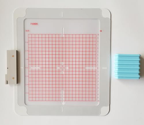 HONEYSEW Magnetischer Stickrahmen aus Metall, 200 x 200 mm, für Husqvarna Viking Designer-Stickmaschine