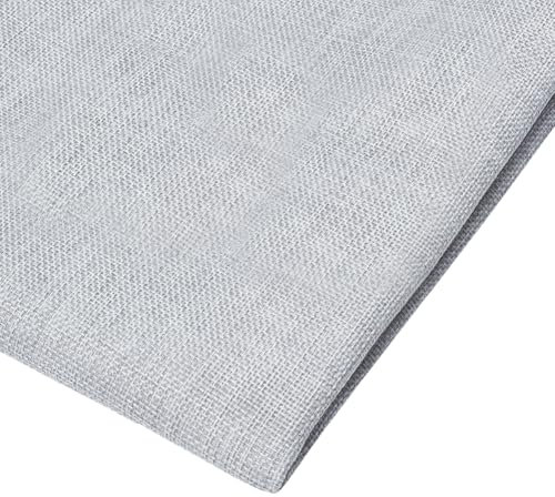 OLYCRAFT Light Gray Linen Speaker Grill Cloth 50x146cm Linen Speaker Fabric Dustproof Stereo Fabric Protective Dustproof Mesh Cloth Replacement for Home Stage Speakers Media KTV Boxes Repair