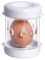 Herramienta peladora de huevos duros, nuevo abridor de huevos manual creativo, pelador de cáscaras de huevo para accesorios de hornear, utensilio de cocina de plástico para quitar rápidamente las