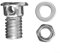 10pcs Bicycle Brake Pinch Bolts for V Brake Gear Cable Wire Fixing Screws (B)