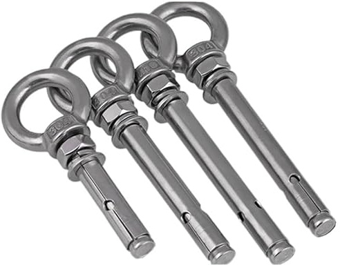 YYLUOYANG Anchor Bolts M6 6mm Concrete Sleeve Anchors Lifting Eye Expansion Bolts 304 Stainless Steel Expansion Bolts(M6X70mm-10pcs)