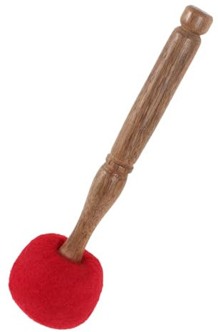Toddmomy Klangschalenstab Aus Holz Für Meditation Und Yoga Mit Umwickeltem Griff Für Ergonomischen Halt Leicht Zu Reinigen Und Vielseitig Einsetzbar Für Klangschalen Und