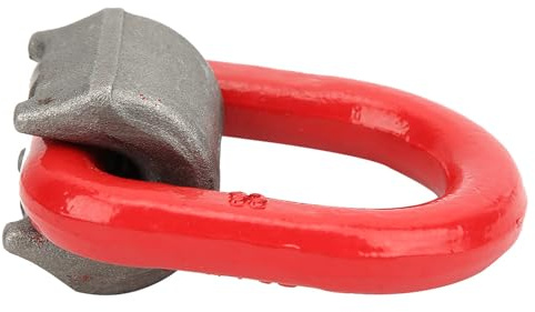 Fafeicy Heavy Duty Lifting Shackles 2t G80 Alloy Steel Forged D Ring Shackle High Strength for Towing and Industrial Rigging (2T)