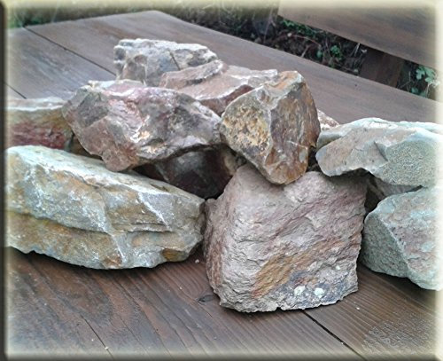 Teichbauzentrum Sankt Julian 20 Kg Aquarium Dekoration Aquariumsteine Deko * Natursteine Quarzit Mediteran *