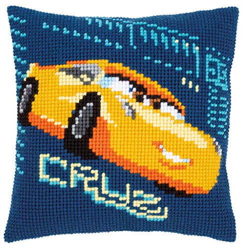 Vervaco Cross Stitch Kit: Cushion: Cars - Cruz, Assorted