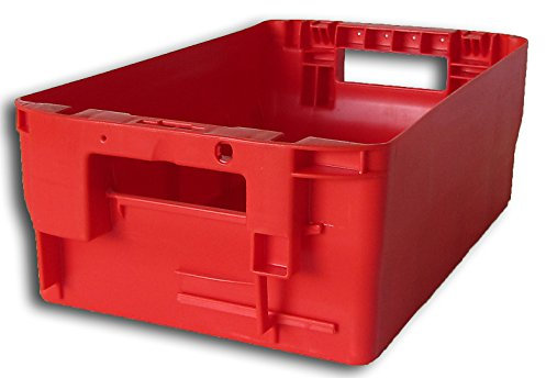 Postkiste Gr. 15 rot, Briefbehälter, Postbehälter, Stapelbox