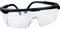Schutzbrille Ergo, transparent, verstellbar, Brille, Arbeitsbrille, Augenschutz, Labor, Chemie, Seitenschutz, Vollschutzbrille, Laborbrille, dental, Zahnarzt, 1 Stück