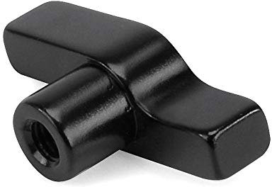 RIGGATEC 400200097 - Flügelmutter schwarz M8 Gewinde