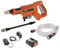 Flymo EasiClean Li Portable Pressure Cleaner - 18V Battery with Charger, 200l/h Flow Rate, 6m Hose Length, 3 Nozzle Attachments