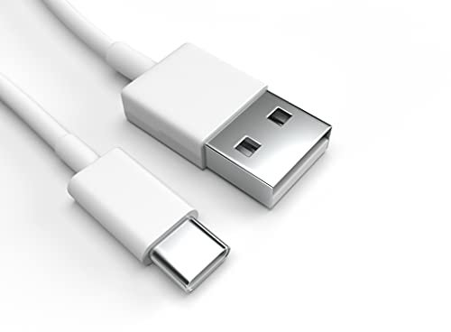 USB-C Ladekabel für Samsung Galaxy S20 FE Weiß 10 cm Handy Schnellladekabel Datenkabel