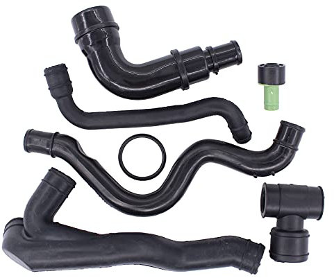 HouYeen Juego de tubos de ventilación del cárter para V-W Bora Golf MK4 A-UDI A3 1.8T 06A103213AF