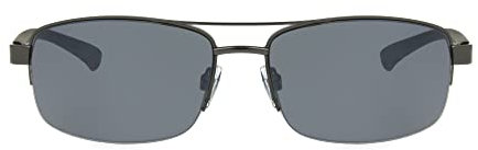 Foster Grant Men's Aim 21 64 Gun Sunglasses, Black, One Size UK