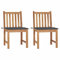 Chenshu Gartenstühle 2 STK. mit Kissen, Gartenmöbel, Balkonstühle, Hochlehner, Balkonmöbel, Bistrostuhl, Balkonset, Garten Stühle, Sit Möbel, Armlehnenstuhl, Massivholz Teak