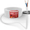 Cable flexible de 5 a 100 m H03VV-F 2 x 0,75, Pasa Cables Electricos, Color Blanco Flexible (50 m)