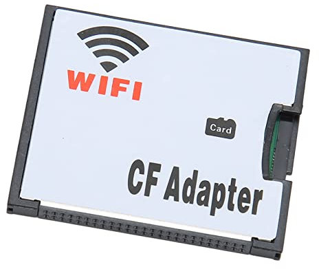 Carte Mémoire vers Adaptateur CF, Carte Mémoire WiFi vers Adaptateur CF pour iOS 5.1.1+, pour Android 3.0+, Plug and Play, Carte Mémoire vers CF Compact Flash pour Appareil Photo