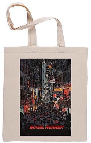 Capzy Blade Runner Poster Einkaufstasche Beige Shopping Bag Beige