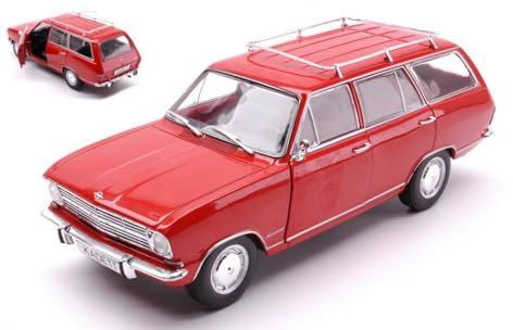 1965 Opel Kadett B Caravan Rojo 1:24 WhiteBox 124193-O