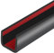 Borde de Goma, Protector Autoadhesivo en Forma de U para tableros de contrachapado, Borde de Madera en Forma de U de 10 mm, reparación Flexible de Muebles, Longitud de 6 m
