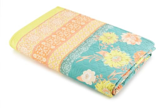 Bassetti POSILLIPO Tagesdecke aus 100% Baumwolle in der Farbe Grün V1, Maße: 220x255 cm - 9328447