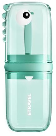 Zahnbürsten Etui Kinder,Zahnbürsten Reise Etui, Tragbares Zahnbürsten Aufbewahrungs Etui, Geeignet für Zuhause, Reisen, Camping, Geschäftsreise, süßer Dinosaurier